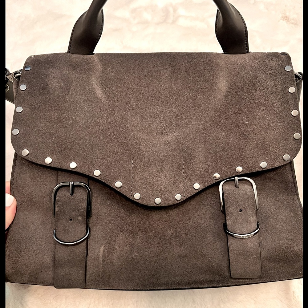 Rebecca Minkoff Suede Shoulder Messenger Handbag